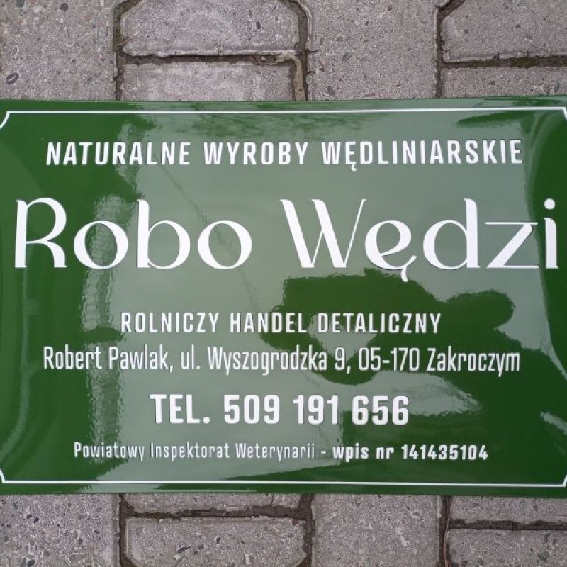 tablice emaliowane robo
